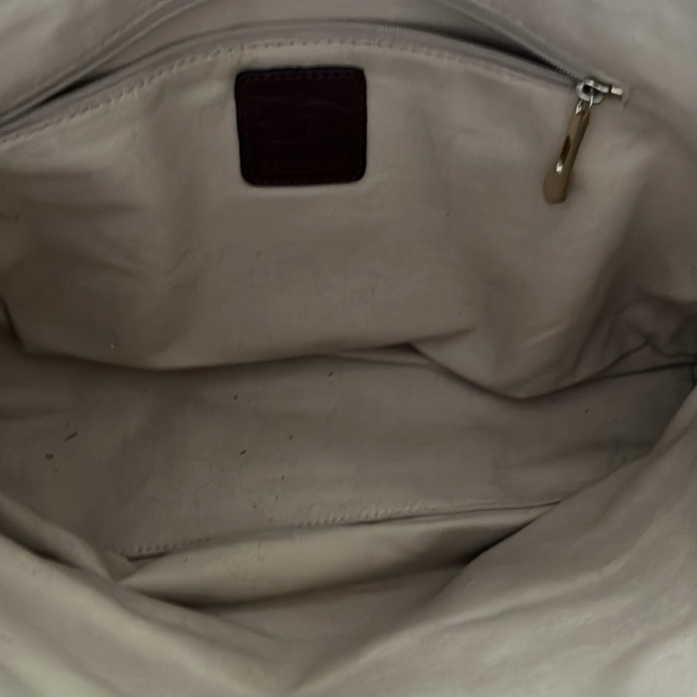 Burberry Green and White Tote Bag - Picture 7 of 10